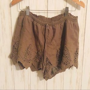 MUDD olive green jr XL shorts